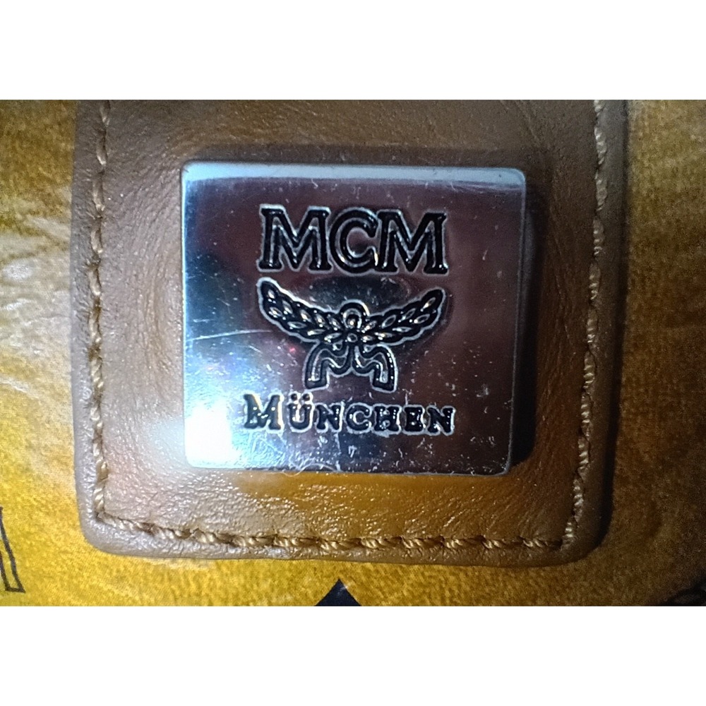 MCM Cognac Visetos Monogram Double Handle Bag - EUC - Picture 9 of 9